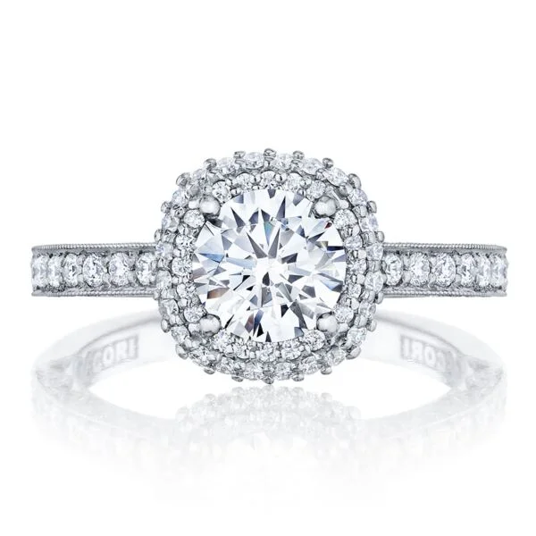 Blooming Beauties Diamond Engagement Ring in 18k