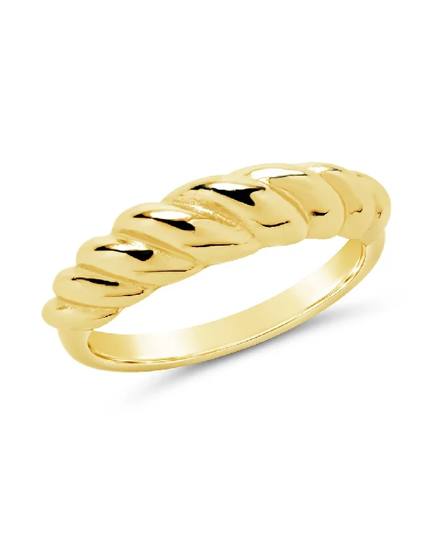 Sterling Silver Graham Twist Band Ring