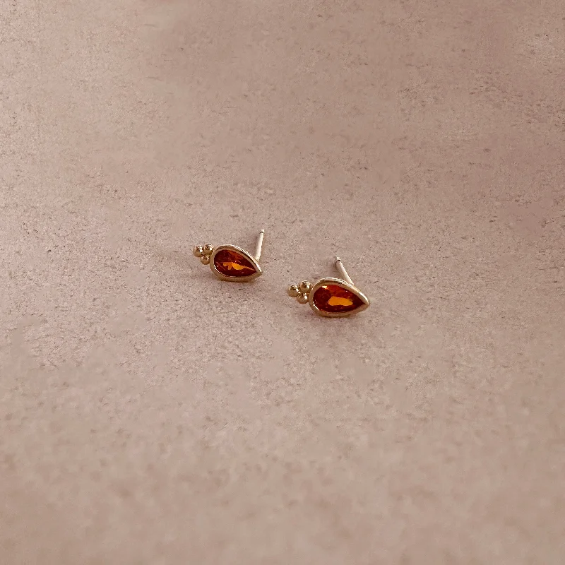 Nella - CZ Stud Earrings