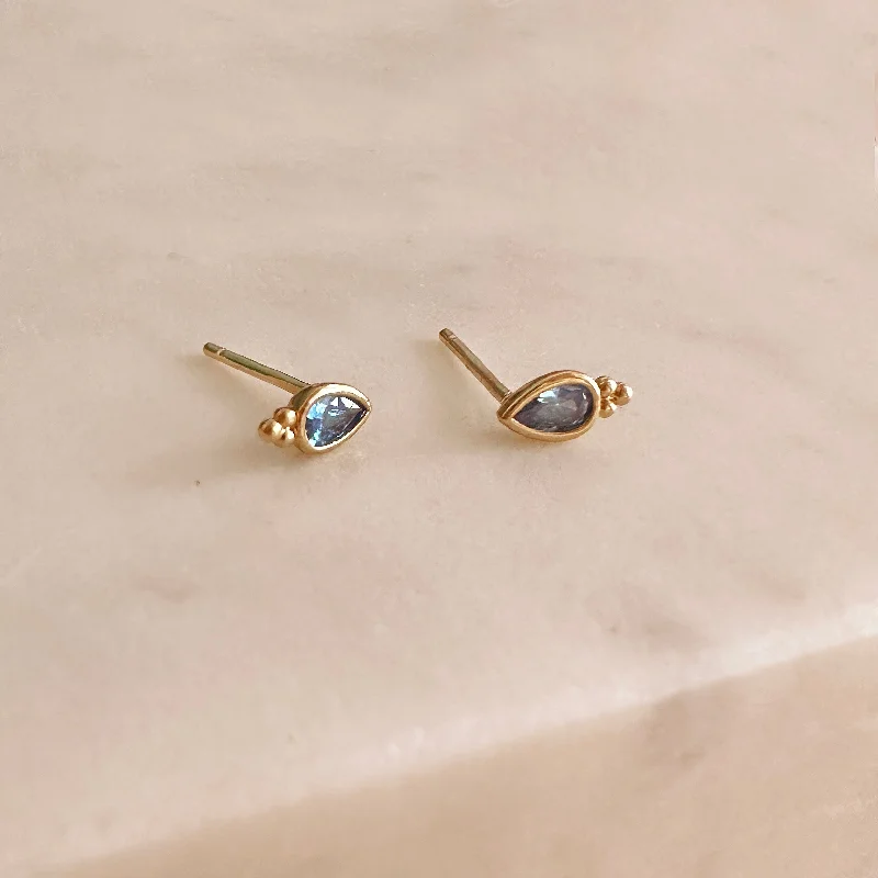 Nella - CZ Stud Earrings