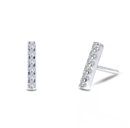 Mini Vertical Bar Stud Earrings