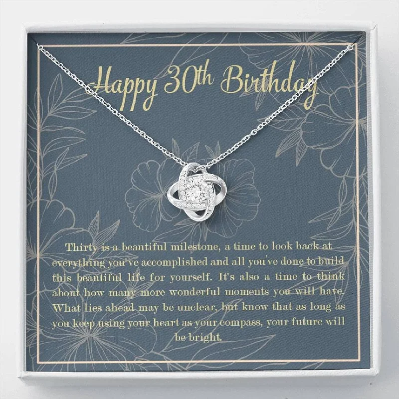 30th Birthday Necklace Handmade Necklace Handmade Jewelry - Necklace for Girl Happy 30th for Women Friend Birthday