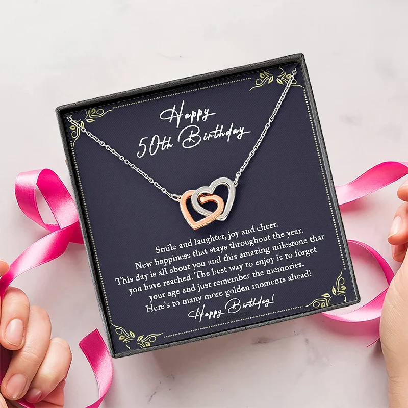 50th for Women 50th For Her 50th Birthday Necklace 50 Year Old Gift Ideas Fifty and Fabulous Gift Idea Necklace