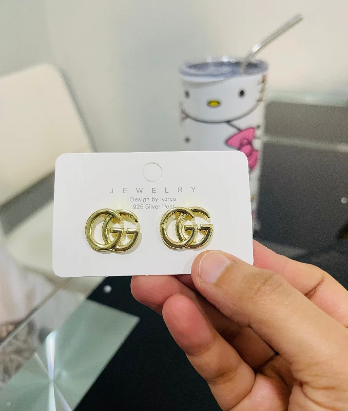 G Letter Style Fashion Earrings For Women Big Size S4432709