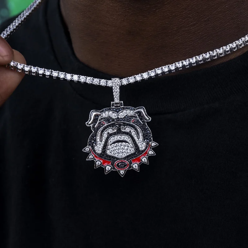 Georgia Bulldogs Official NCAA Mascot Pendant