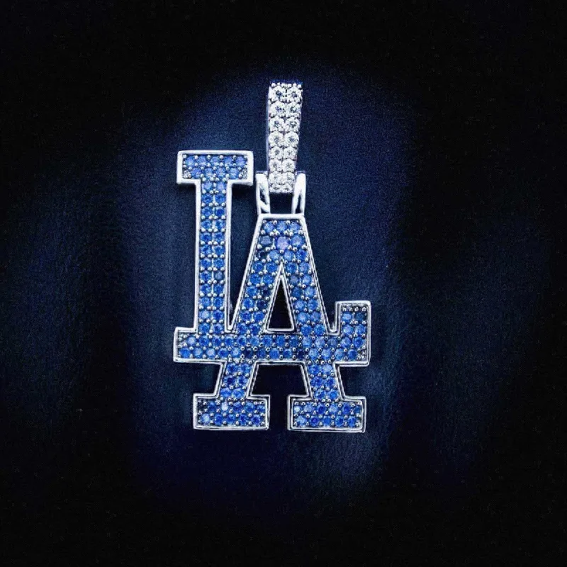 Los Angeles Dodgers 150th Anniversary Official MLB Logo Pendant