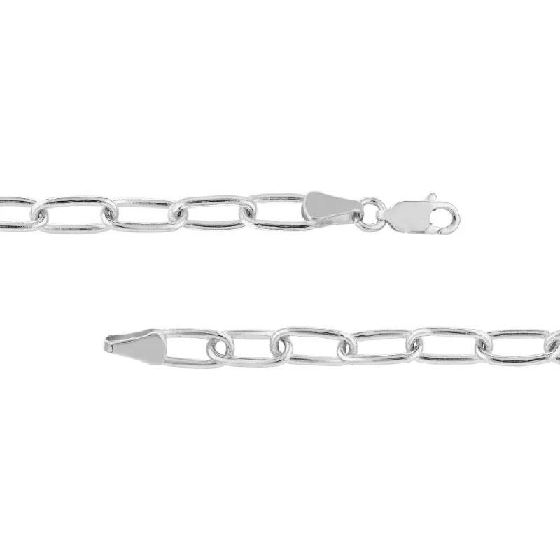 14W Paperclip Link Bracelet 5mm 7.5"