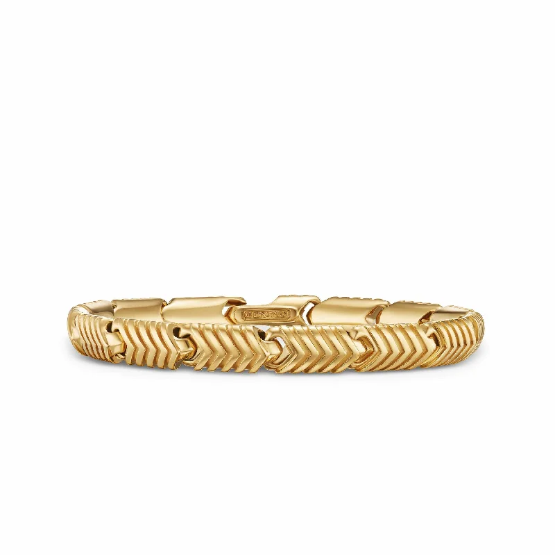 7.6mm Chevron Link Bracelet