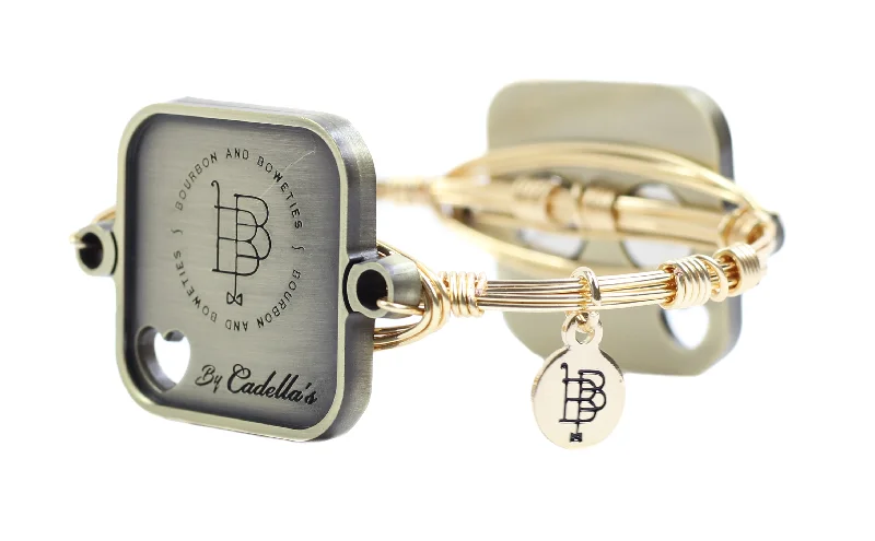 Cadella's xx Bourbon and Boweties Double Photo Tile Bangle