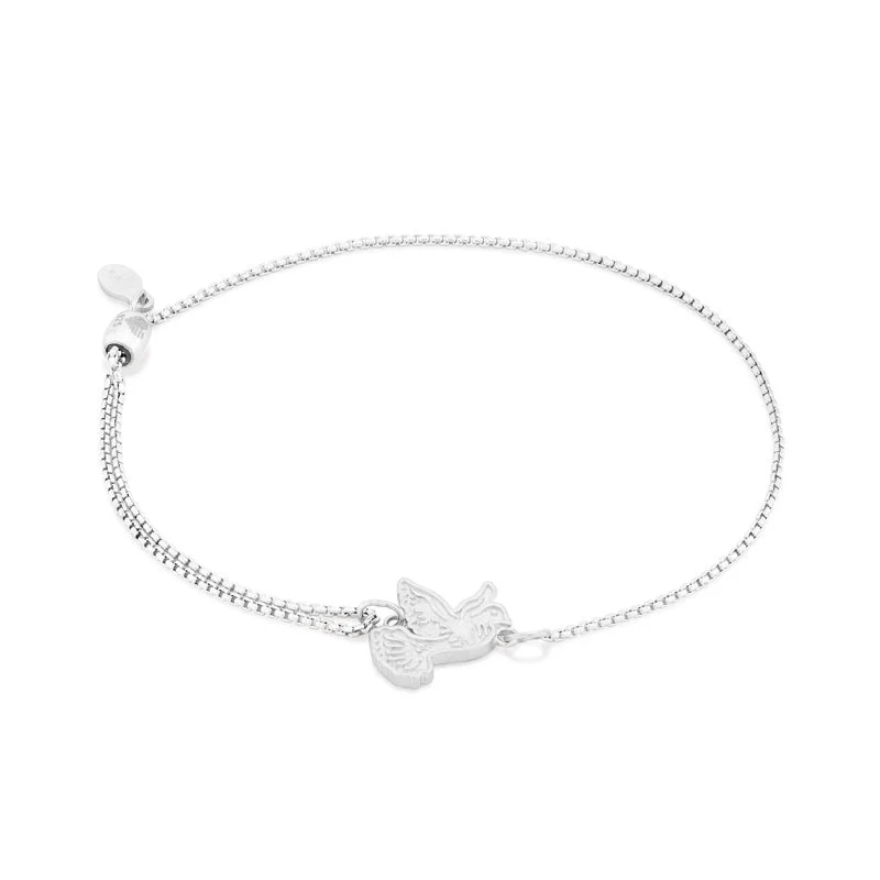 Dove Pull Chain Bracelet