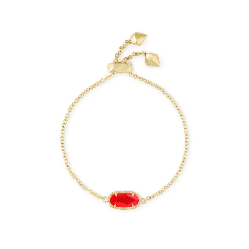 Kendra Scott Elaina Delicate Chain Bracelet in Red Illusion