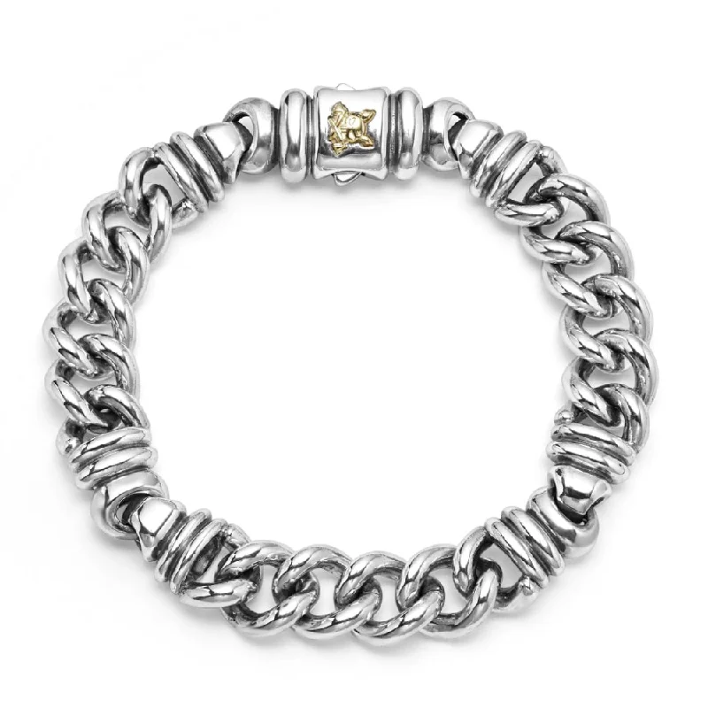 Lagos Anthem Twist Curb Chain Bracelet, 12mm