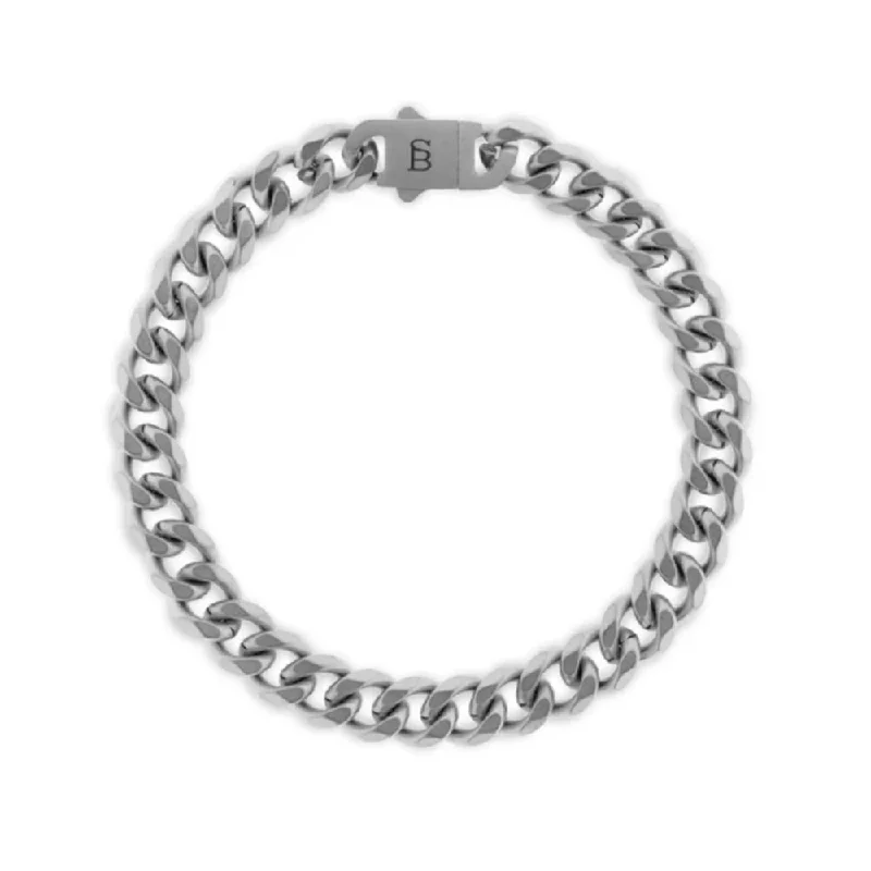 Steel & Barnett Men's "Valence Vic" 8mm Chain Bracelet