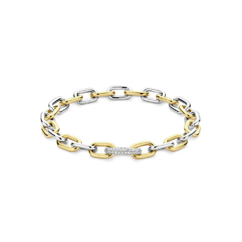 Ti Sento Two-Tone Link Bracelet