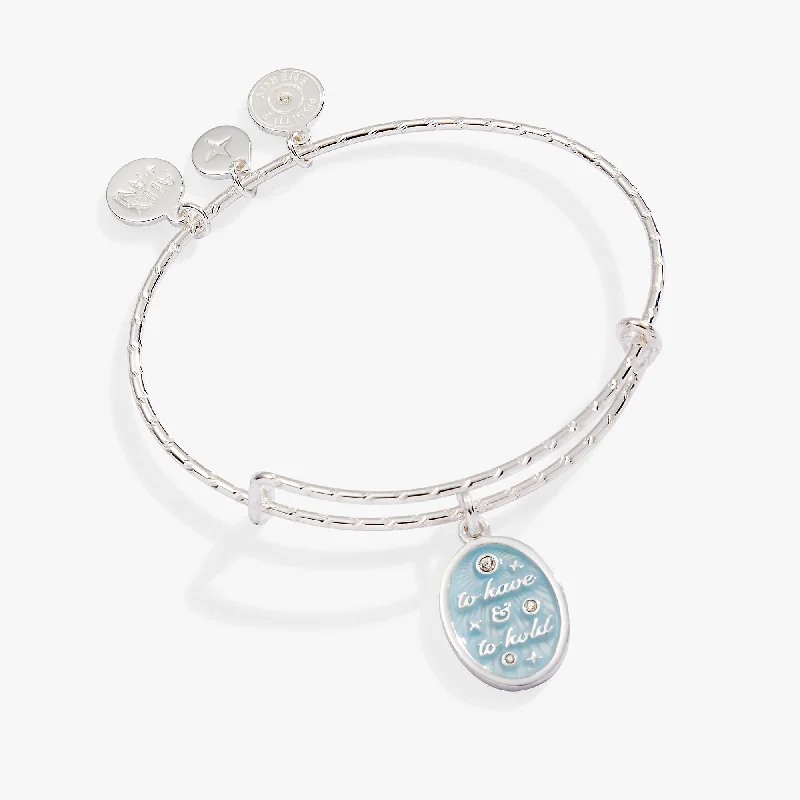 'To Have And To Hold' Bridal Bangle